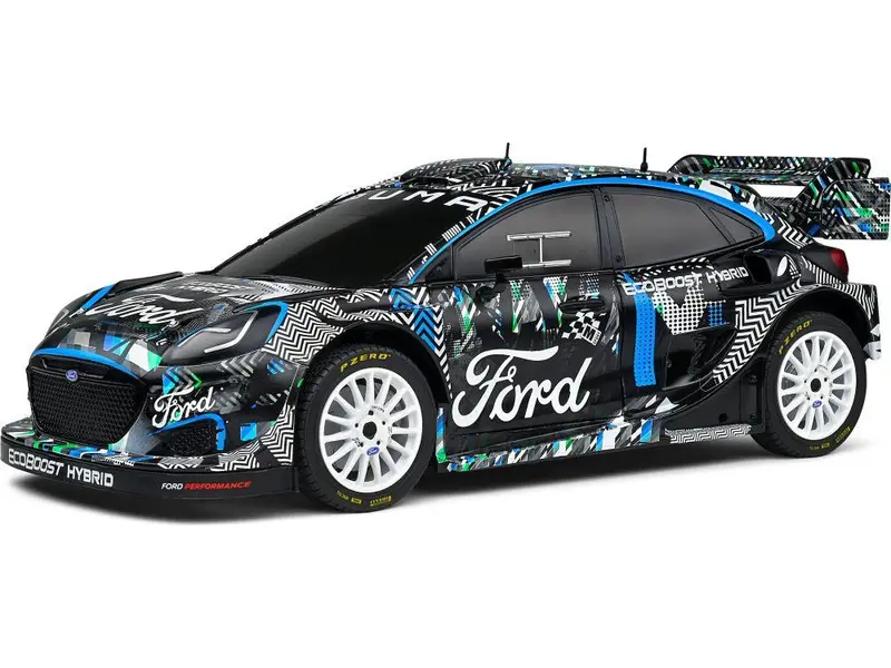 Ford Puma Rally1 Hybrid Black Goodwood Festival of Speed 2021 1