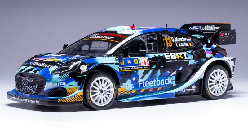 FORD PUMA WRC N.13 CENTRAL EUROP.RALLY 2023 MUNSTER-LOUKA 1