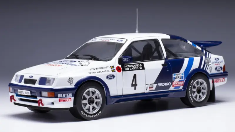 FORD SIERRA RS COSW.N.4 1000 LAKES RALLY 1988 BLOM.-MELAND.1