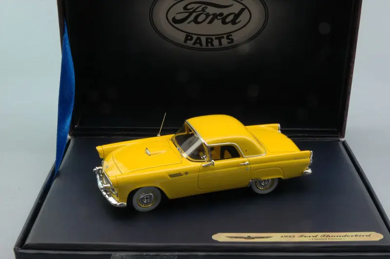 FORD THUNDERBIRD COUPE 1955 YELLOW 1