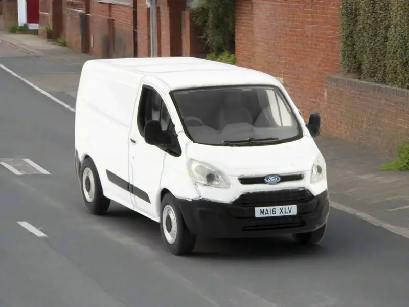 Ford Transit Custom white 1