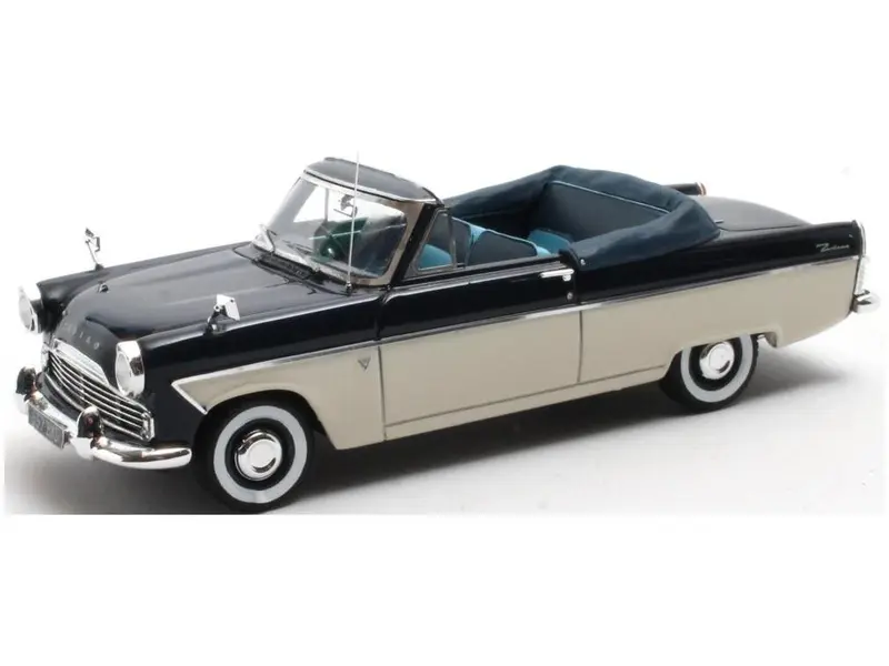 Ford Zodiac Mk2 206E Convertible Blue White 1958-1962 1