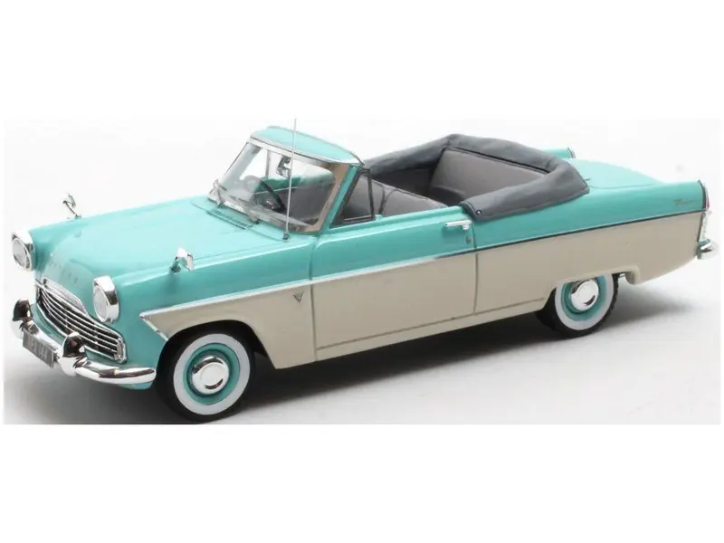 Ford Zodiac MK2 206E Convertible Turqoise White 1958-1962 1