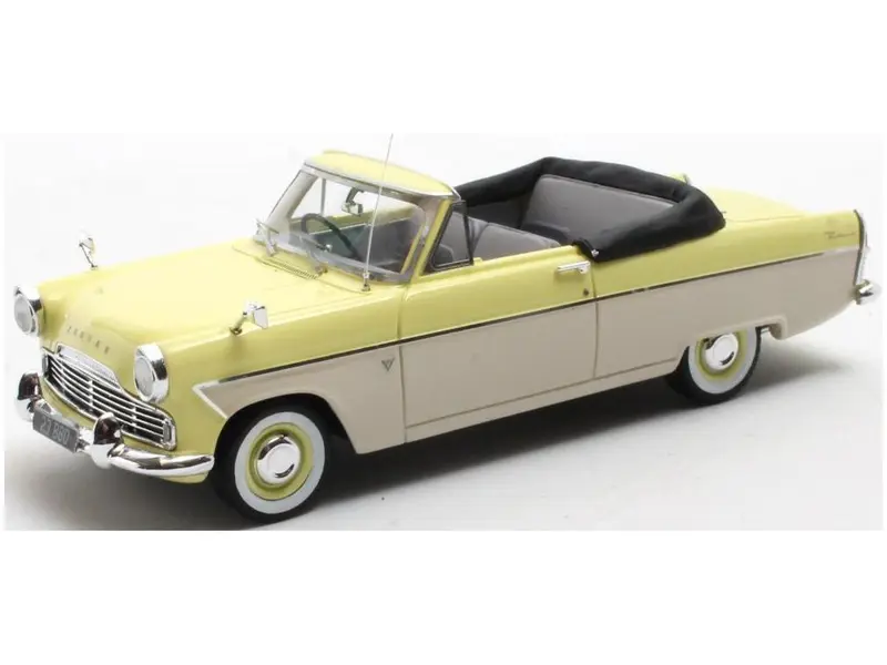 Ford Zodiac MK2 206E Convertible Yellow White 1958-1963 1