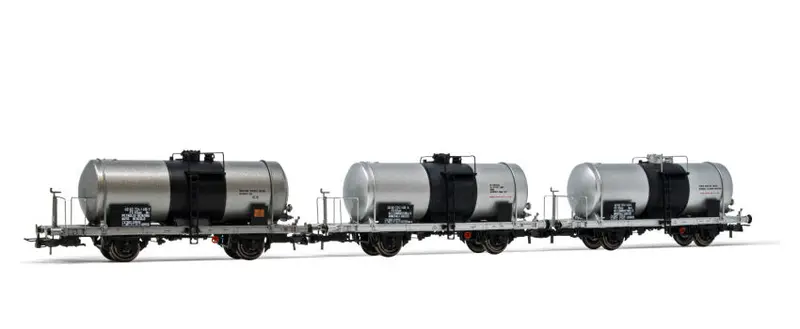 FS 3-UNIT PACK 2-AXLES TANK WAGONS BIG TANK EP.IV-V 1