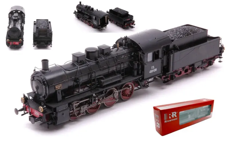 FS STEAM LOCOMOTIVE GR 460 OXIDE RED/BLACK LIVERY PERIOD II 1
