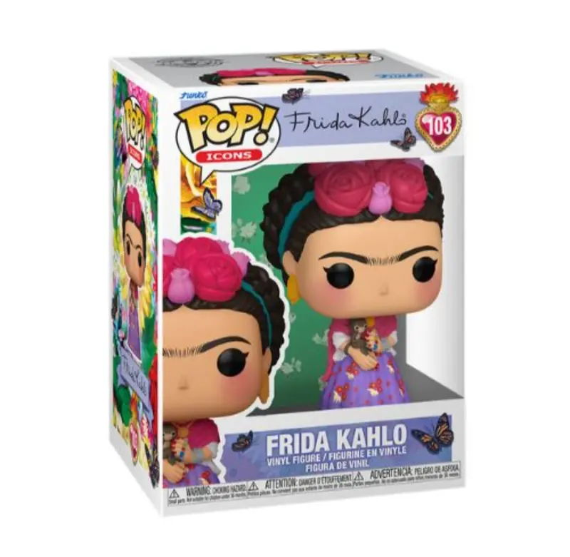 Funko POP! Icons 103 Frida Kahlo Vinyl Figure 9cm - Action Figure da Collezione