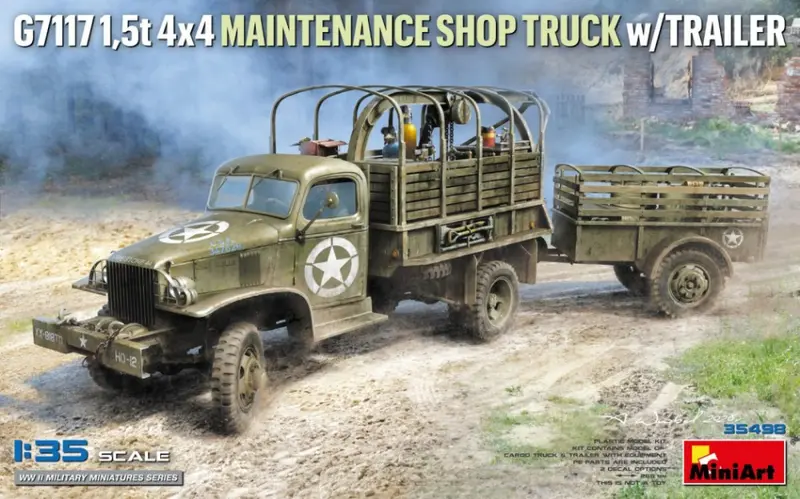 G7117 1,5 4x4 MAINTENANCE SHOP TRUCK W/TRAILER KIT 1