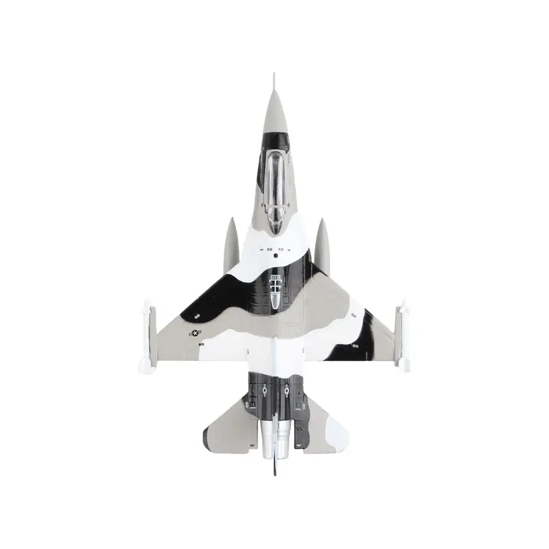 General Dynamics F-16 Fighting Falcon Fighter Aircraft Arctic Camouflage "United States Air Force" 1/126 Diecast Model Airplane by Postage Stamp