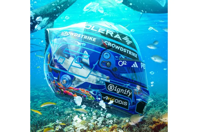 George Russell - Azerbaijan GP - 2025 - Helmet 1