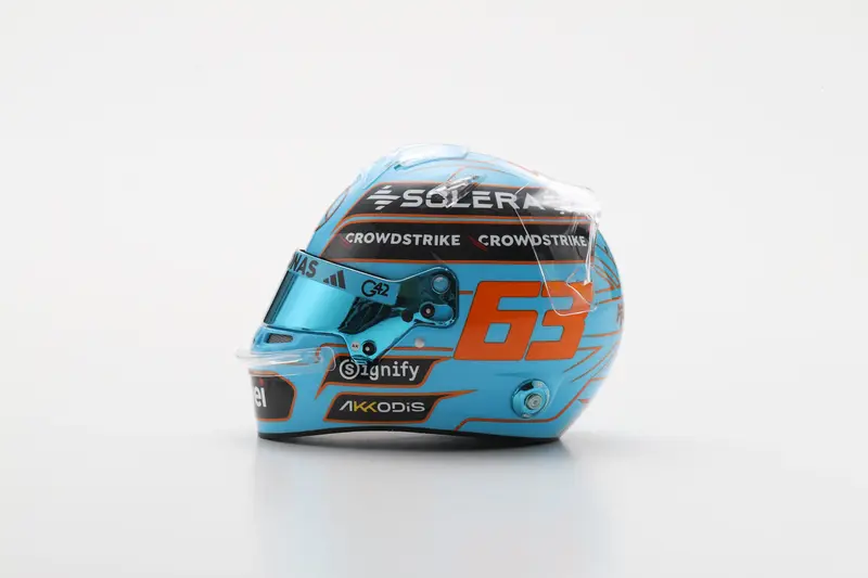 George Russell - British GP - 2025 - Helmet 1