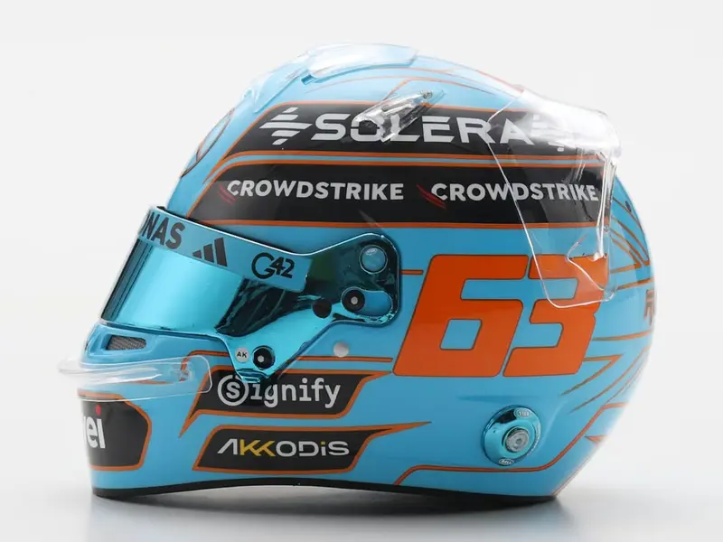 George Russell F1 British GP 2025 Helmet 1