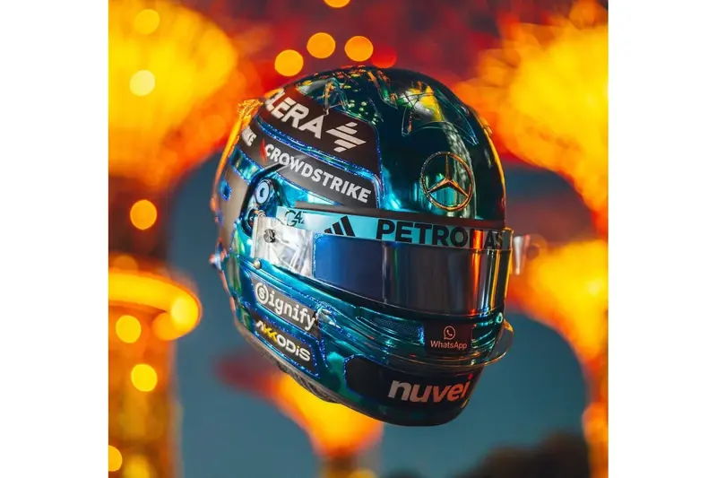 George Russell - Singapore GP - 2025 - Helmet 1