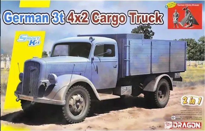 GERMAN 3t 4x2 CARGO TRUCK (2 in 1) KIT 1