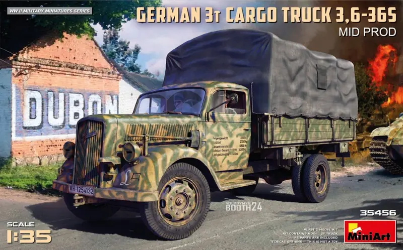 GERMAN 3t CARGO TRUCK 3,6-36S MID PROD. KIT 1