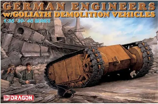 GERMAN ENGINEERS W/GOLIATH DEMOLITION VEHICLES KIT 1