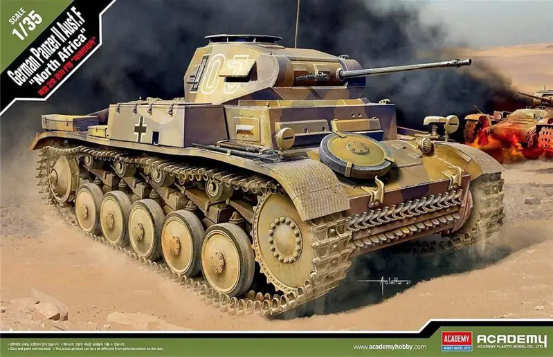 GERMAN PANZER II AUSF.F NORTH AFRICA KIT 1