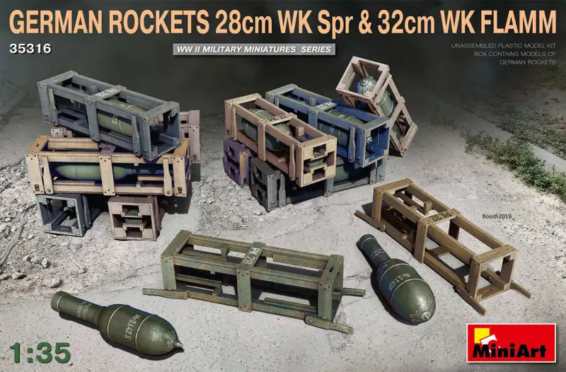 GERMAN ROCKETS 28 cm WK SPR & 32 cm WK FLAMM KIT 1