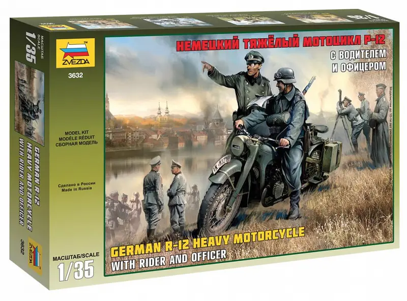 GERMAN WWII MOTORCYCLE R 12 KIT 1