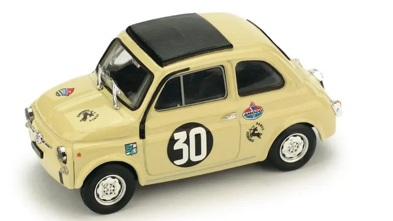 GIANNINI 500 TV N.30 COPPA CARRI MONZA 1966 M.ZANETTI CAMP.D ITALIA 1