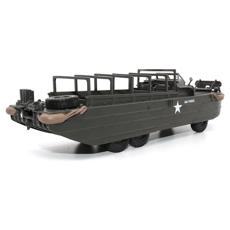 GMC DUKW Amphibious Vehicle Olive Drab "United States Army" 1/43 Diecast Model by Militaria Die Cast