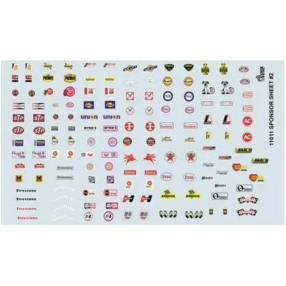 Gofer Racing 1/24-1/25 Sponsor Sheet #2 Decal
