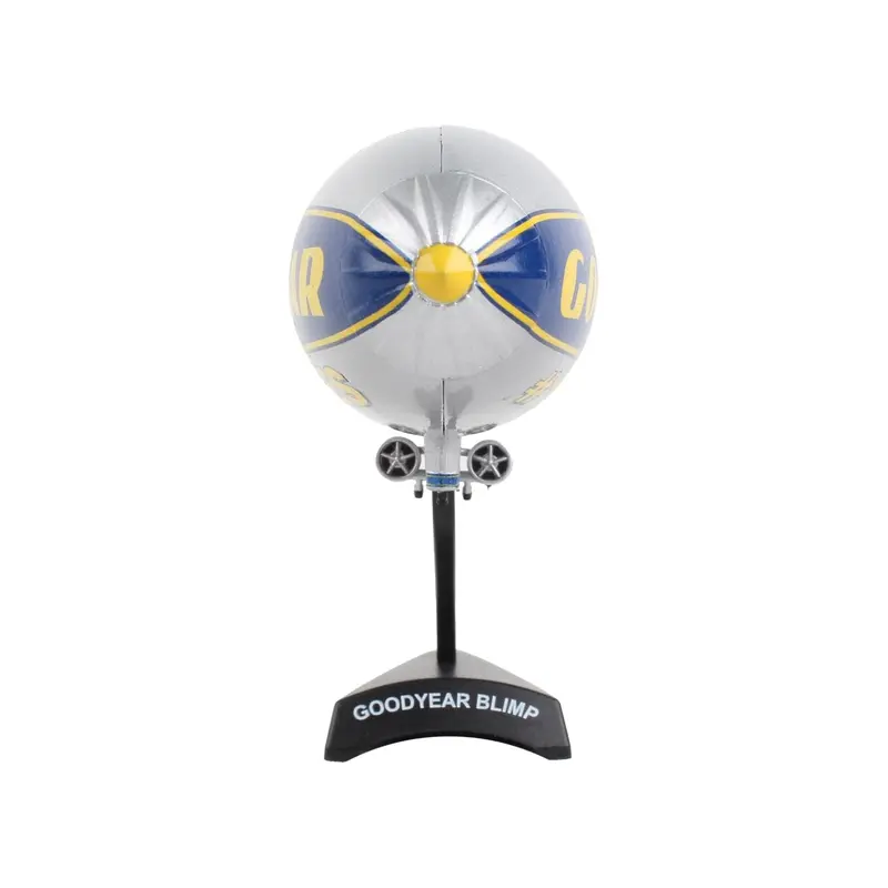Goodyear Blimp Silver Metallic with Blue and Yellow Graphics "#1 in Tires" 1/350 Diecast Model Airplane by Postage Stamp