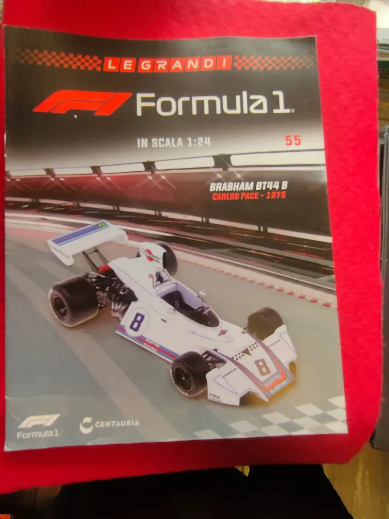 GRANDI FORMULA 1 - BRABHAM BT44B  di Carlos Pace  -1975 - con fascicolo NUOVA