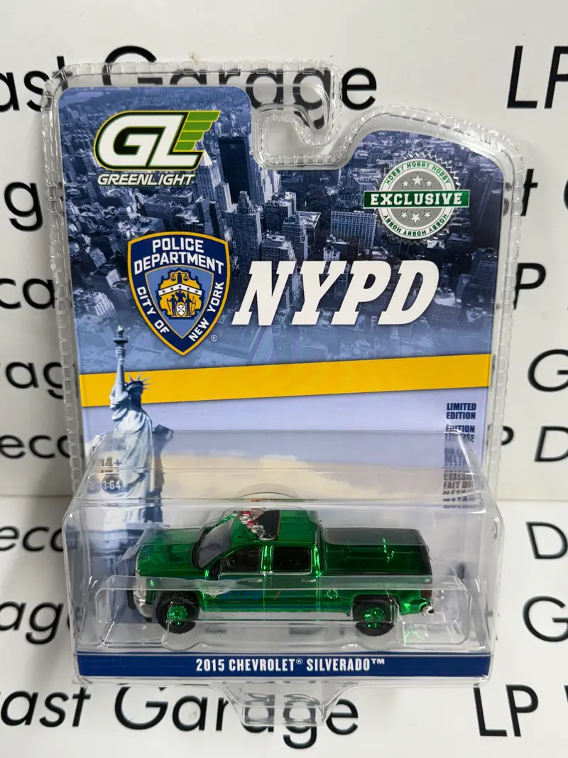 GREEN MACHINE CHASE GREENLIGHT 2015 Chevrolet Silveraod NYPD Police Truck 1