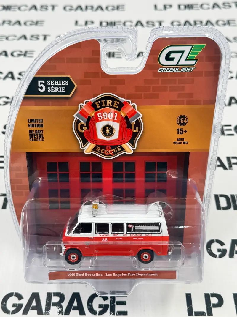 GREENLIGHT 1969 Ford Econoline LA Fire Dept 1