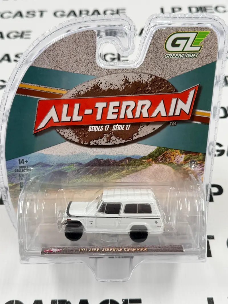 GREENLIGHT 1971 Jeep Jeepster Commando White 1