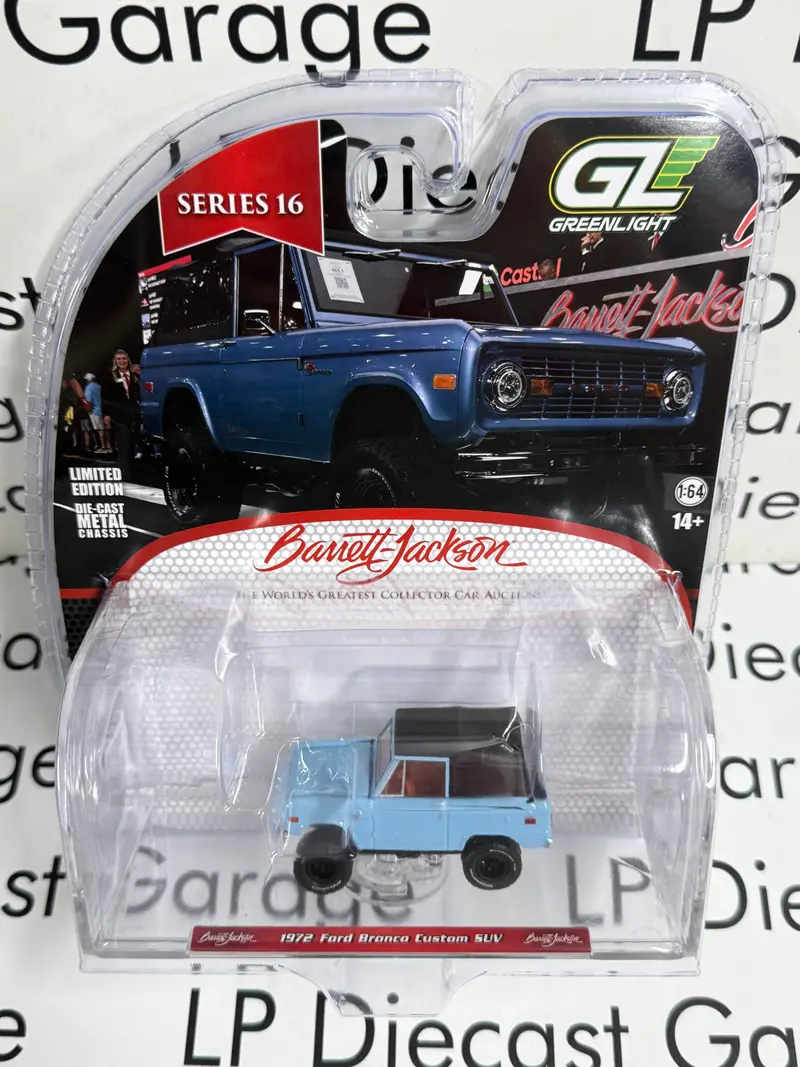 GREENLIGHT 1972 Ford Bronco Custom Blue 1