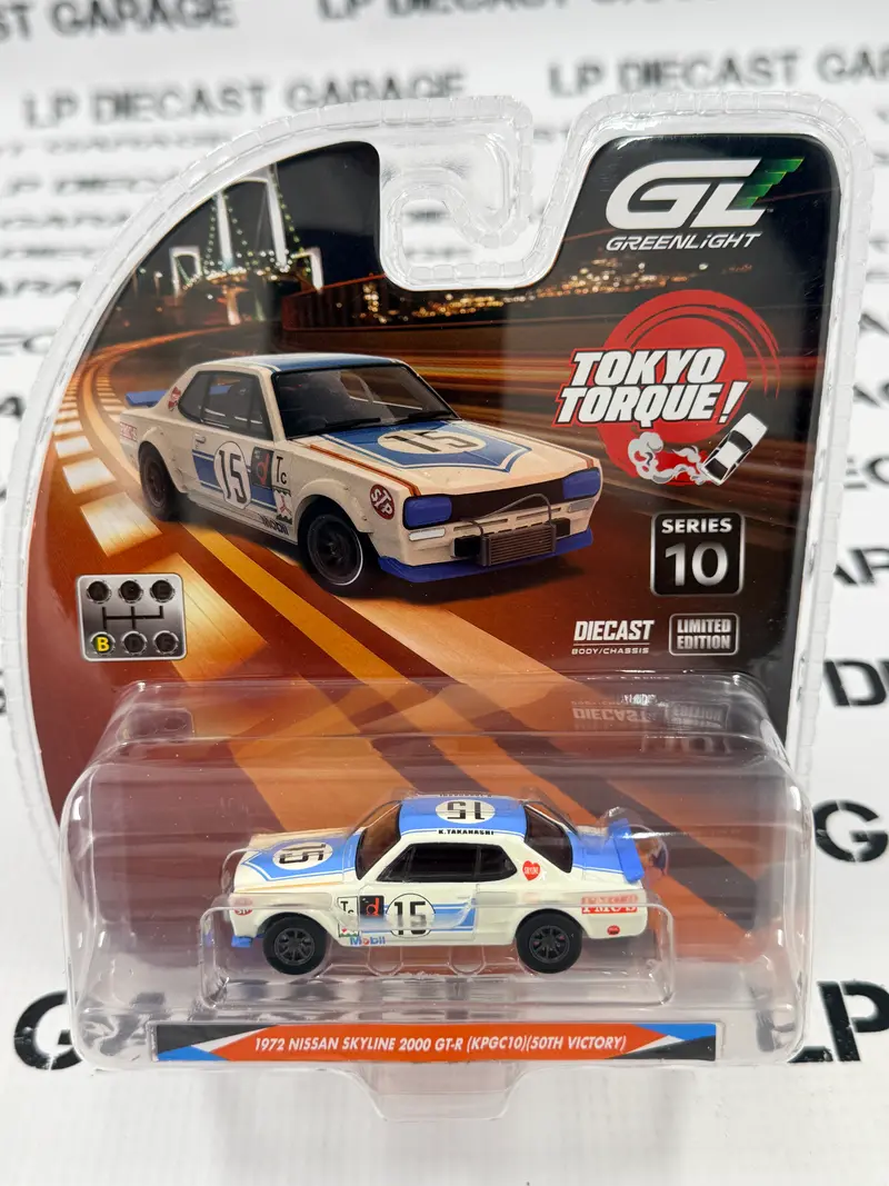 GREENLIGHT 1972 Nissan Skyline 2000 GT-R #15 1
