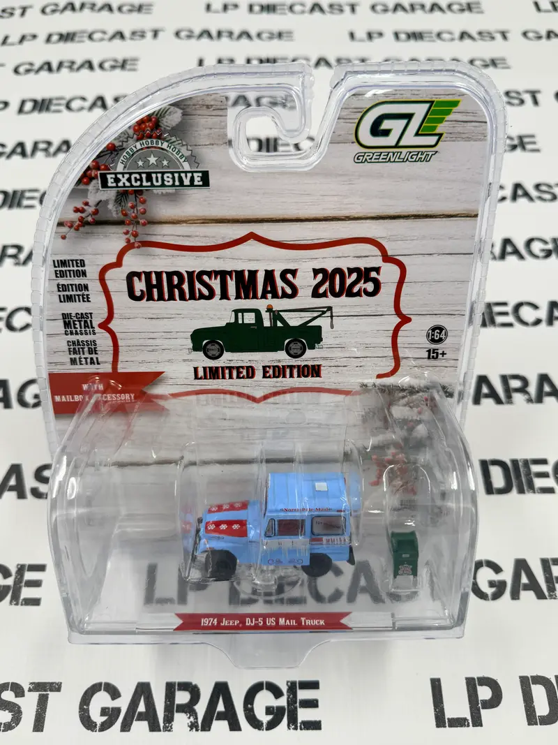 GREENLIGHT 1974 Jeep DJ-5 Mail Truck w/ Mailbox 1