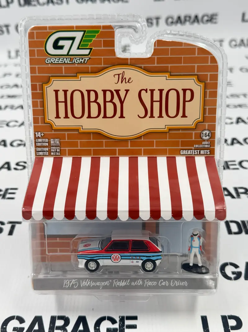 GREENLIGHT 1975 Volkswagen Rabbit w/ Figure 1