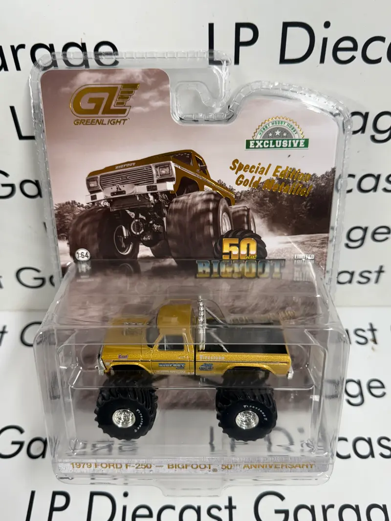 GREENLIGHT 1979 Ford F-250 Bigfoot 50th Anniversary Gold 1