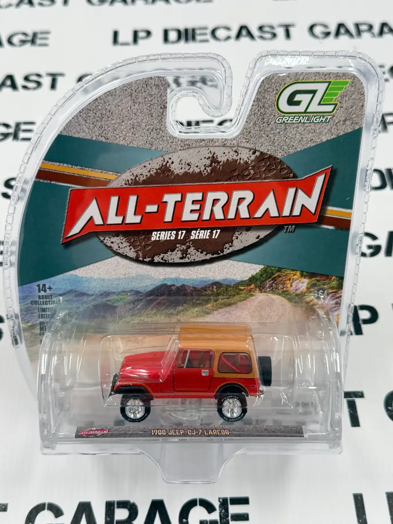 GREENLIGHT 1980 Jeep CJ7 Laredo Red 1