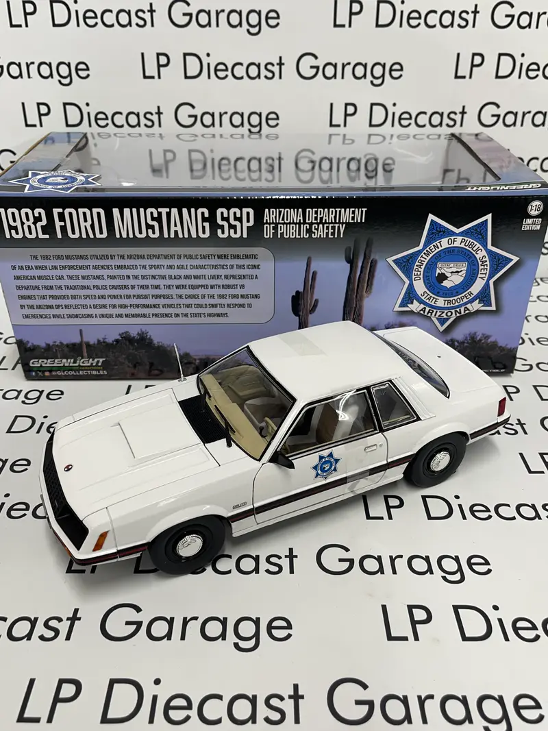 GREENLIGHT 1982 Ford Mustang SSP Arizona Department of Public Safety 1