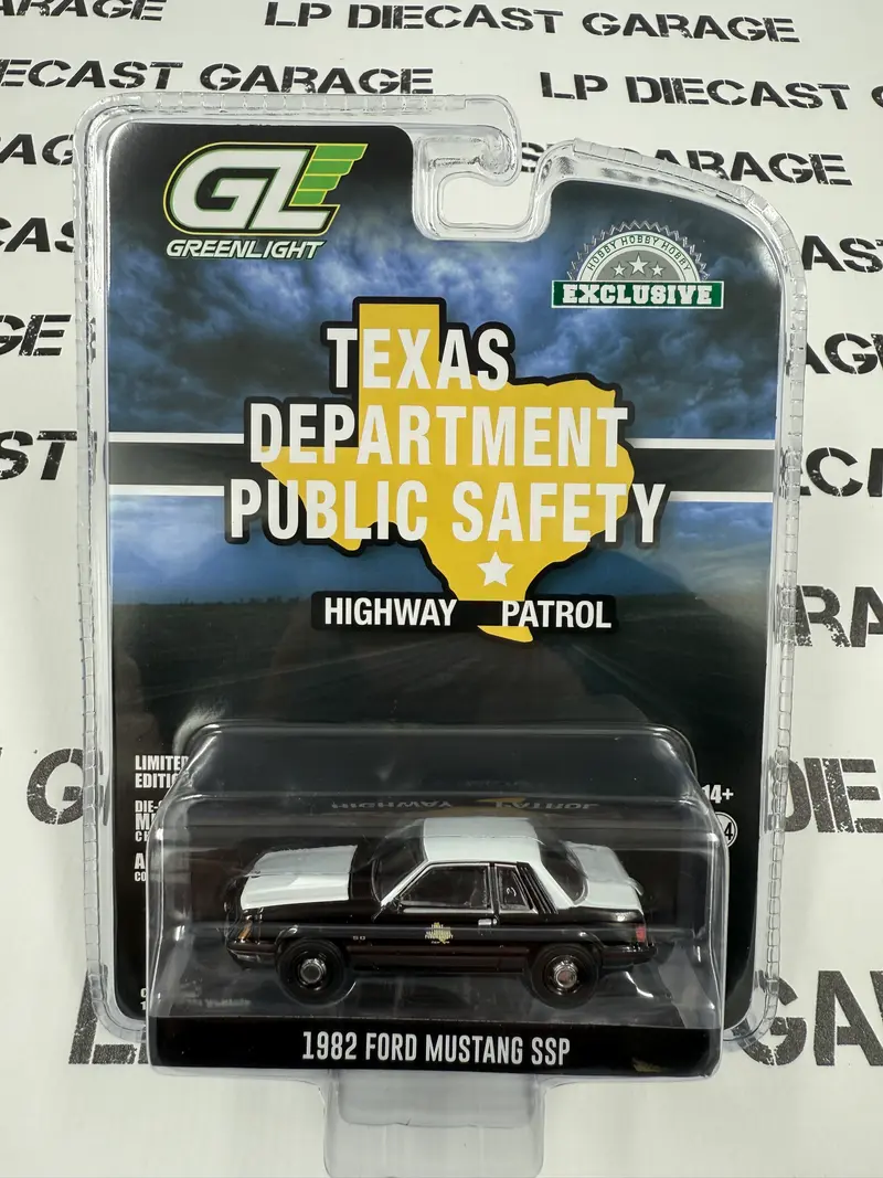 GREENLIGHT 1982 Ford Mustang SSP Texas Dept. Public Safety 1