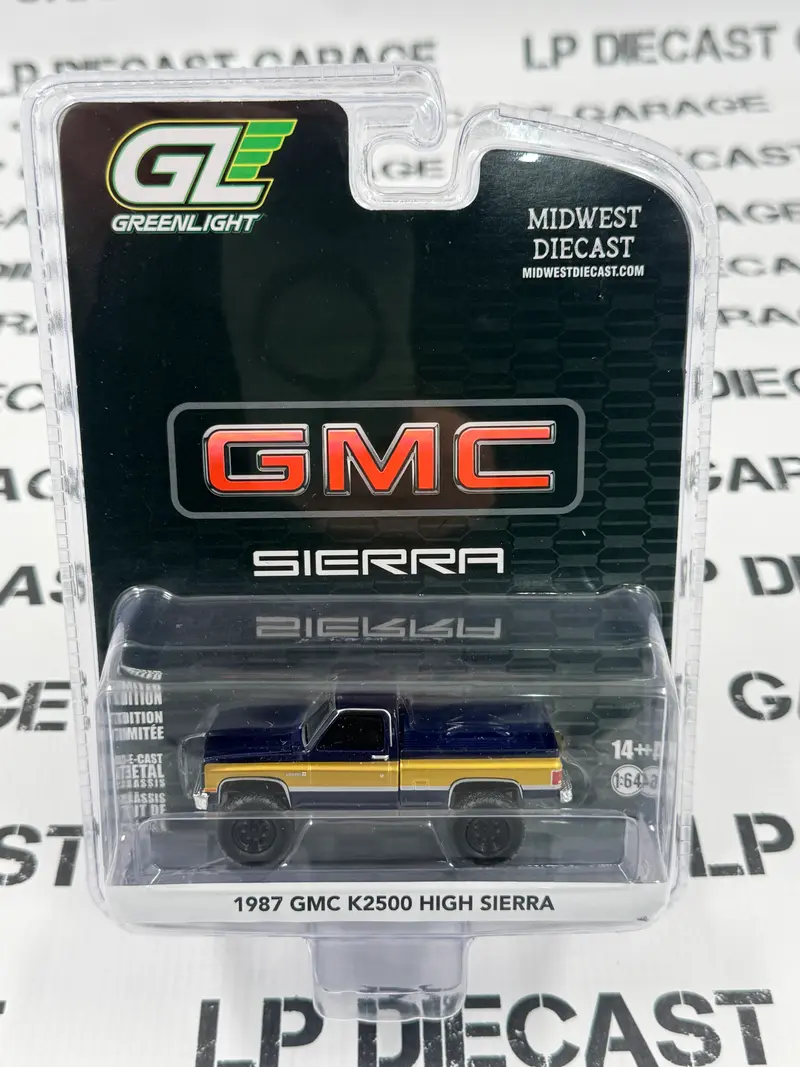 GREENLIGHT 1987 GMC K2500 High Sierra Stone Blue 1