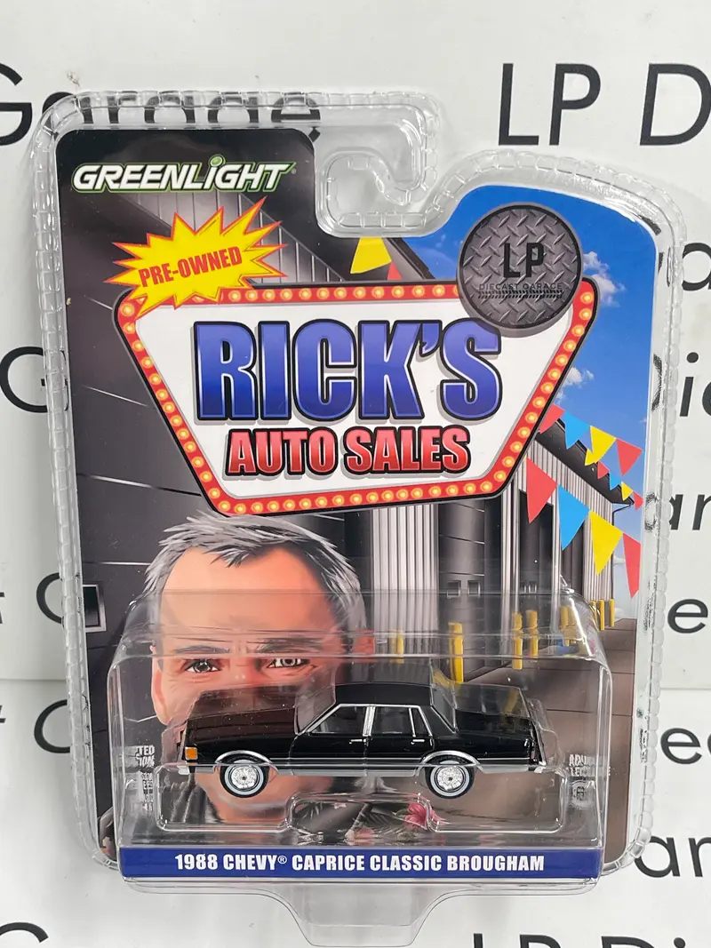 GREENLIGHT 1988 Chevrolet Caprice Classic Black LP Exclusive 1