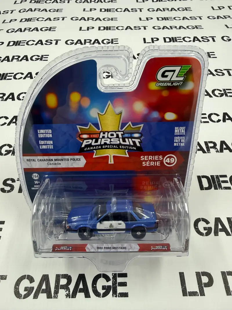 GREENLIGHT 1991 Ford Mustang RCMP Canada 1