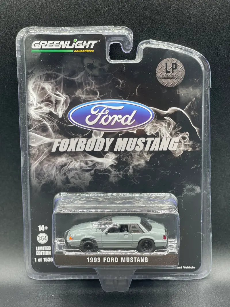GREENLIGHT 1993 Ford Mustang 5.0 LX Destroyer Gray LP 1