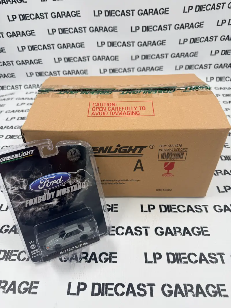 GREENLIGHT 1993 Ford Mustang LX Gray LP Exclusive 1