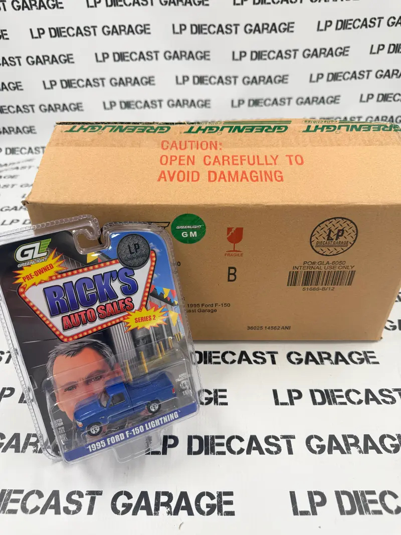 GREENLIGHT 1995 Ford F-150 Lightning Custom Blue LP Exclusive 1