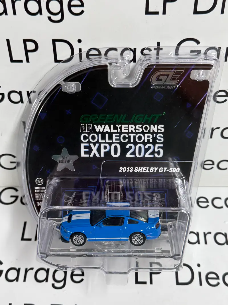GREENLIGHT 2013 Ford Mustang Shelby GT500 Blue 1