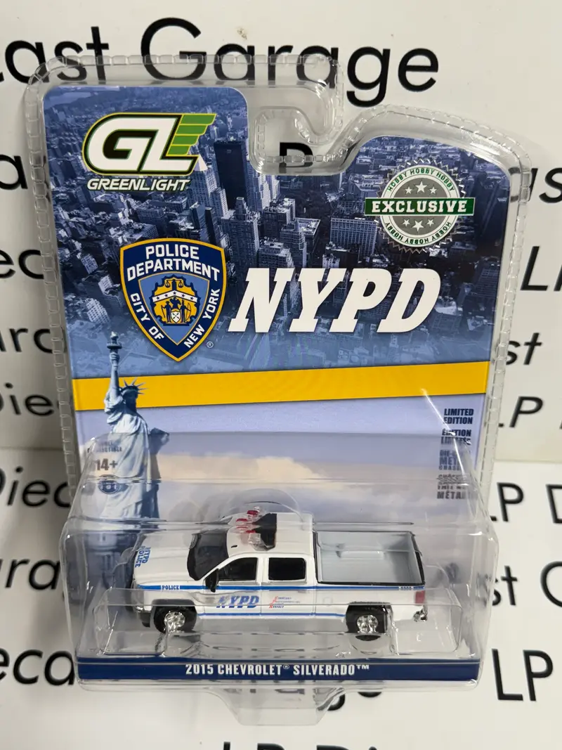 GREENLIGHT 2015 Chevrolet Silverado NYPD Police Truck 1