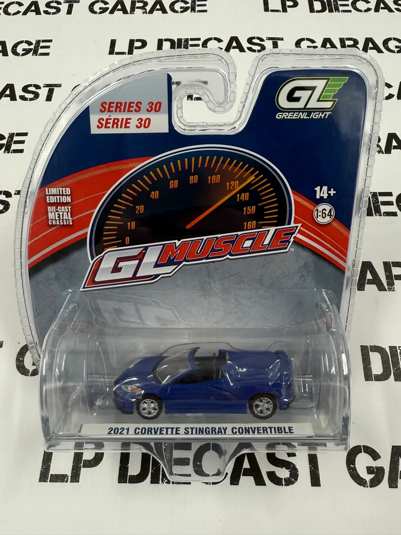 GREENLIGHT 2021 Chevrolet Corvette Stingray Blue 1
