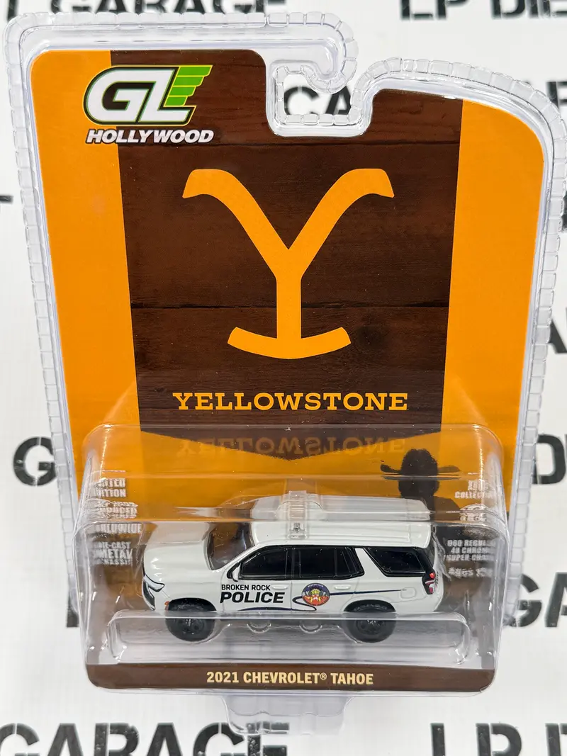 GREENLIGHT 2021 Chevrolet Tahoe Broken Rock Police Yellowstone 1