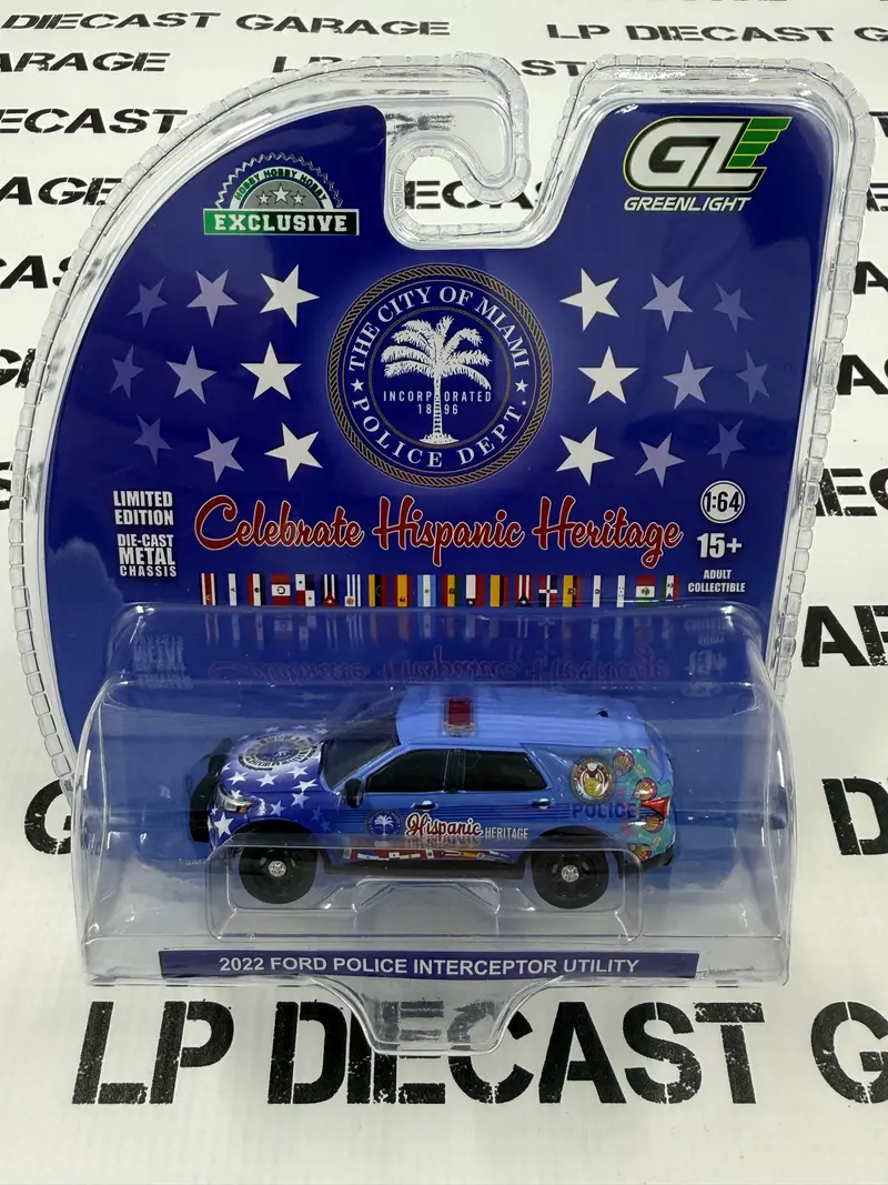 GREENLIGHT 2022 Ford Police Interceptor Utility Hispanic Heritage 1